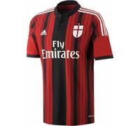 6144 adidas A. C. Milan Camiseta Carrera 14/15 Match Shirt Home Jersey D87224