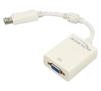 61766 Convertidor D-Sub 15pin Hembra, Displayport Plug,VGA Hembra DELOCK