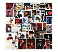 62 calcomanías de Ivan Cornejo, calcomanías de vinilo impermeables para botella de agua, laptop, monopatín, casco, calcomanías motivacionales de premio de automóvil, regalos perfectos de pickleball