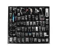 62 Piezas juego de prensatelas para máquina de coser, accesorios compatibles con Babylock Singer Elna for costura casera
