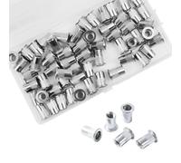 62 Piezas M6 Tuercas Remachables,Remaches Roscados,Tuercas Remachables,Tuercas de Remache de Acero Inoxidable,Para fijar el proceso de decoración de muebles