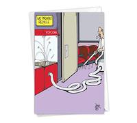 6201Z 'palomitas reciclar' - divertida tarjeta de felicitación de cumpleaños con 5 "x 7" sobre por NobleWorks