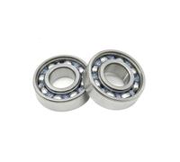 6202 Rodamientos de Bolas Abiertos 15x35x11 mm ABEC-3 P6 Juego de 4 compatibles con cigüeñal de Motor de Motocicleta sin Grasa Piezas de Motocicletas automotrices para número de Pieza 6202