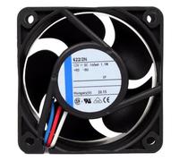 622/2N 12V 160mA 1.9W 6025 Cooling Fan 3-Wire