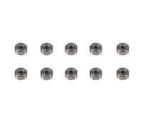 623ZZ Sealed Bearings 10 Pack | 3x10x4mm Carbon Alloy Steel for High Speed & Durability | Protected Ball Bearings for Skateboards/Inline Skates/Scooters