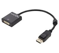 62599 Adaptador Displayport Plug,DVI-I (24+5) Hembra 0,2m Negro DELOCK