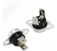 626618 Interruptor de límite de horno, paquete de 2 cortes de seguridad térmica de metal con reinicio automático a 79.4 °C/57.2 °C para sistemas HVAC