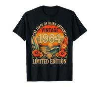 62nd Birthday Tropical Vintage 1964 62 Years Old Men Women Camiseta
