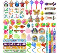 62pcs relleno piñata cumpleaños infantil 6 años, Juguetes de Fiesta a Granel,Regalitos Cumpleaños Invitados Niños,Premios escolares，Halloween, Navidad, Carnaval para Niñas Niños