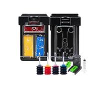 62XL Refillable Ink Cartridge Compatible for H-*0P 62 E-vy 5640 5660 7640 5540 5544 5545 5546 5548 of-icejet 5740 200(1 Set with 30ml Ink)