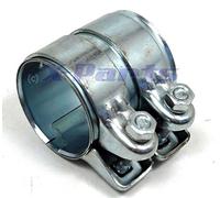 '63,5 mm Tubo de acero inoxidable Conector doble abrazadera V2 A 2,5 de escape abrazadera Estable 1010846