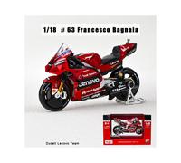 (63 Francesco Bagnaia) Maisto 1:18 NUEVO 2022 Yamaha Factory Racing Team #21 #20 Die Moto GP Racing