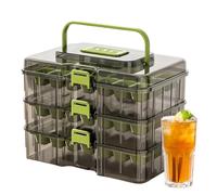 63 Hole Ice Maker Tray with Storage Bin for Drinks and Parties