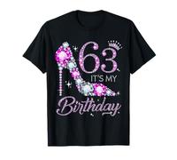 63 It's My Birthday 63 Years Old 63 Birthday Girl Lady Camiseta