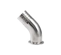 63 mm Hose Tri Clamp 45 Deg Elbow TC77.5mm SUS304 Stainless Steel Fitting