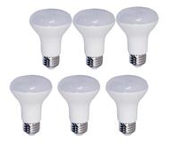 63 reflectores E27 LED bombillas, 6 unidades luz diurna 6000 K, R63 focos, 850 lm, 8 W de repuesto 60 W, E27 rosca en bombillas LED