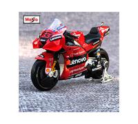 (63 sin caja) Maisto 1:18 Ducati Desmosedici GP 2023 Pramac Motorcade Motocicleta de aleación