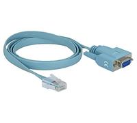63341 Cable D-Sub 9pin Hembra,RJ45 Enchufe PVC 1m Azul DELOCK