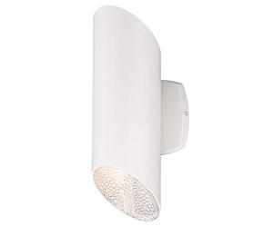 63487 Lámpara de pared para exteriores con LED regulable, acabado en blanco