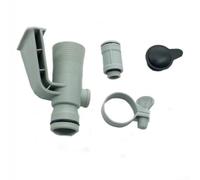 637R 12363 Adaptador de manguera de piscina con válvula de émbolo ajustable diseñado para adaptarse a diferentes mangueras de piscina mejorando el rendimiento de los sistemas de limpieza de piscinas