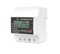 63A 100A fuga a tierra protector de sobretensión y subtensión interruptor de relé energía eléctrica kilovatio hora medidor de electricidad bidireccional(100A)