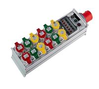 63A en el enchufe de aviación 16a conector industrial enchufe de iluminación de escenario medidor de unión de energía directamente a través de la caja de silicio(NO PLUGS)