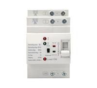 63A Interruttore Trasferimento, 220V ATS Interruttore di Trasferimento Automatico ATS Commutatore Elettronico, Guida Din Interruttore di Trasferimento a Doppia Alimentazione (2P 63A)