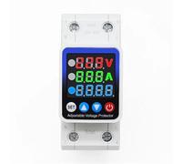 63A Power Consumption kWH Meter Single Phase Adjust Over Under Current and Voltage Protective Device Protector Relay