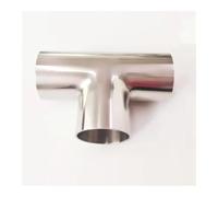 63mm 2.5" Pipe OD Butt Welding Tee 3 Way SUS 304 Stainless Steel Fitting Spliter Homebrew Beer Wine