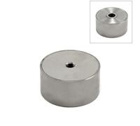 63mm dia x 31.5mm thick Stainless Steel Encased N42 Neodymium Magnet - 80kg Pull ( Pack of 1 )