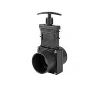 63mm RV Water Gate Valve Waste Sewer ABS Large Diameter Valve High Efficiency Caravan Drainage Replacement
