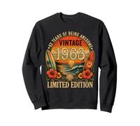 63rd Birthday Tropical Vintage 1963 63 Years Old Men Women Sudadera