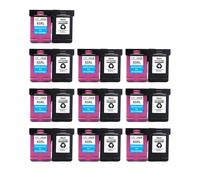 63XL Ink Cartridge For H-*P 63 2130 2131 3630 3632 3634 5710 4655 4652 1112 3830 4520 4522 4524 Printer Black(10 Black and 10Color)