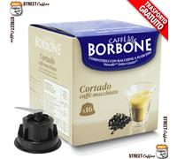 64 Cápsulas Café Macchiato borbone Cortado 100% Compatible Nescafe Dolce Gusto