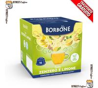 64 Cápsulas Caffè Borbone Jengibre y Limón 100% Compatible Nescafe Dolce Gusto