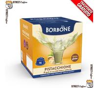 64 Cápsulas Caffè Borbone Pistacchione Pistacho 100% Comp. Nescafe Dolce Gusto