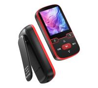 64 GB Reproductor MP3 Bluetooth 5.3 con Clip, Reproductor de música Deportivo de Alta fidelidad, Pantalla de 1,5 Pulgadas con Botones físicos, Radio FM, podómetro y grabadora de Voz, Barajar