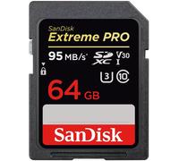 64 GB SanDisk Extreme Pro SDXC UHS-I U3 V30 4KUHD Seguro SDSDXXG-064G-GN4IN N...