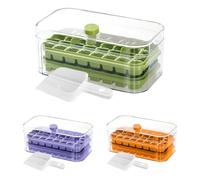 64 Grids Tray - Easy Release Maker | ABS+PP Build with 23x10x12.5cm Size, Double Layer Press Design, Kitchen Freezer Tray for Cocktail Coffee Juice Wine Bar Party