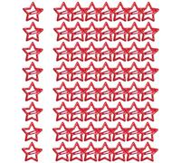 64 pinzas de metal para el pelo con broche de estrella para mujeres y niñas, pasadores pequeños para cabello fino/fino/corto, accesorios para el cabello de sujeción fuerte (rojo)