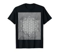 64 Tetraedro Star Mandala Ilusión óptica Geometría Sagrada Camiseta