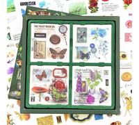 643 Pcs/100 Hojas Pegatinas Scrapbooking，Pegatinas Bullet Journal stickers Scrapbooking Para Material de Scrapbooking Bullet Journal etc