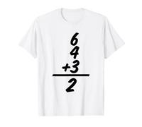 6432 Béisbol Doble Juego Matemáticas Amante Deportes Ecuación Camiseta gráfica económica