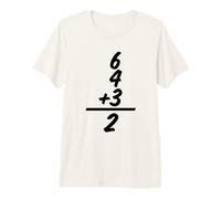 6432 Béisbol Doble Juego Matemáticas Amante Deportes Ecuación Camiseta Premium
