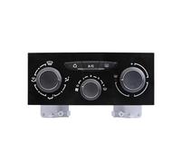 6451VN 1607875480 Interruptor De Control Del Coche Panel De Aire Acondicionado Para Peugeot 307 Perilla aire acondicionado(Negro)