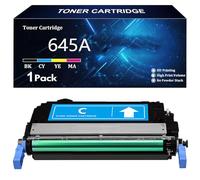 645A Cartucho de Tóner de Repuesto para HP 645A C9730A C9731A C9732A C9733A para HP Color LaserJet 5550 5550dn 5550n 5550dtn 5550hdn 5500 5500dn 5500n 5500dtn 5500hdn Impresoras,C-1 Pack