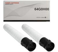 64G0H00 Pack 2 Cartuchos de Toner Negro Compatible con Lexmark MX910 / MX911 / MX912