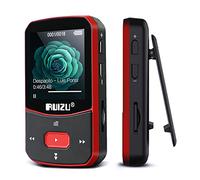 64GB Clip Reproductor MP3 Deportivo Bluetooth 5.3,HiFi MP3 Player Portátil sin Pérdida, Radio FM, Podómetro Inteligente, Grabaciones, con botón de Volumen Independiente, Soporta hasta 128 GB
