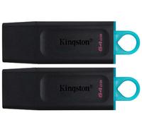 64GB Kingston Technology DataTraveler Exodia USB3.2 Type-A Flash Drive - Negro
