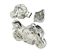 64GB Moto de Metal con Forma de USB 2.0 Flash Drive Pen Drive Memory Stick USB Stick USB Flash Disk USB Thumb Drive Disco USB Stick U Disco pendrive (La Plata)